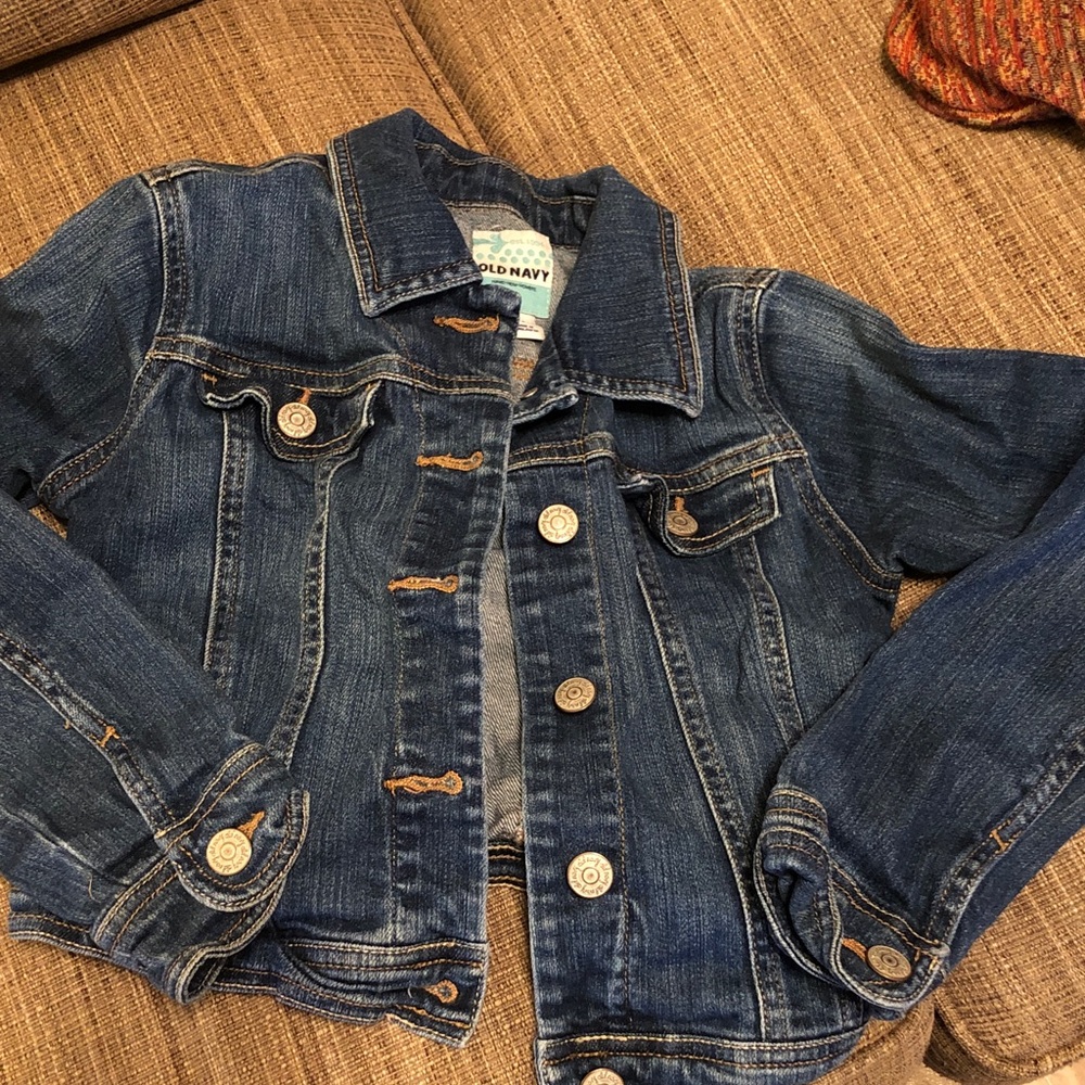 Old Navy Girls Blue Denim Jean Jacket